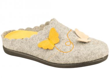 Παντόφλες γυναικείες | Υφασμάτινες | Υφαντίδης | 672733 | Γκρι - Υφαντίδης - 